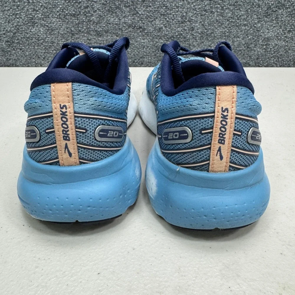 Brooks Glycerin 20 Running Shoes Womens Size 8 Blue Low Top Athletic Running